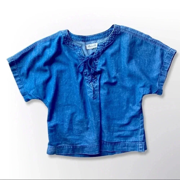 Madewell Denim top size XS - Picture 1 of 4